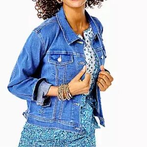 Lilly Pulitzer Denim Seaspray Jacket